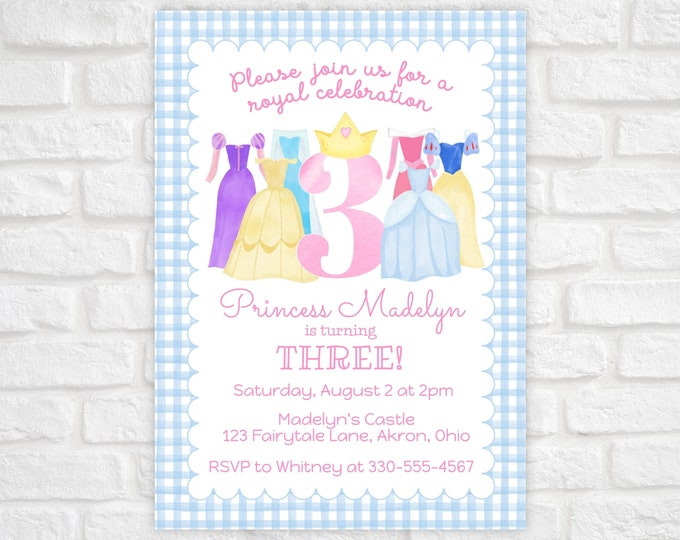 Princess Birthday Invitation