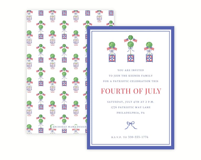 Printable 4th of July Party Invitation