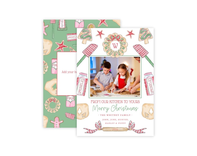 Baking Christmas Photo Card
