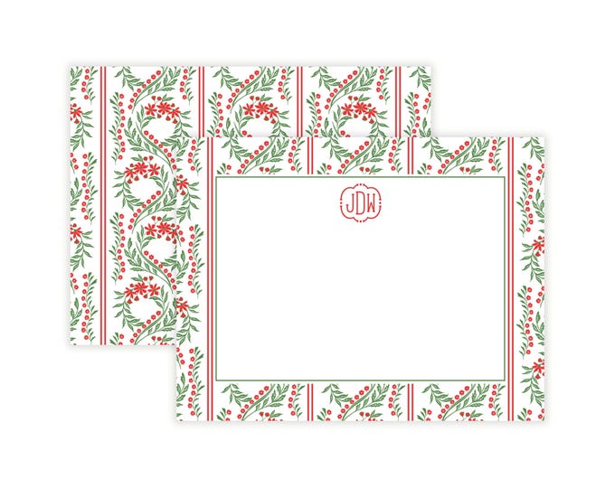 Personalized Christmas Chinoiserie Stationery