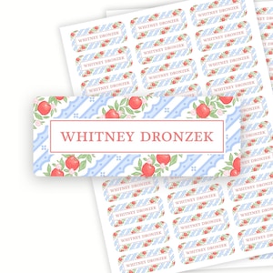 Personalized School Name Labels | Water Resistant Labels for Kids | Back to School Supply | Custom Name Stickers | Daycare Label | Set of 60