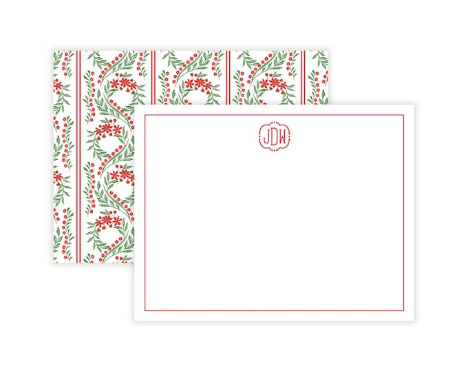Personalized Christmas Chinoiserie Stationery
