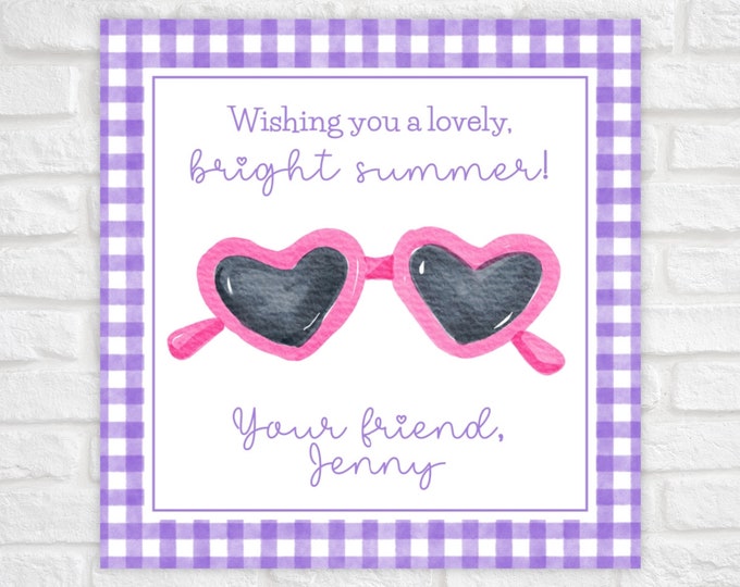 Bright Summer End of School Tag