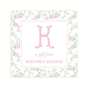 Afdrukbare gezinskaart | Cadeaukaartje lentebloemen | Visitekaartjes met bloemenranken | Afdrukbare cadeaukaartjes | Digitaal bewerkbaar sjabloon