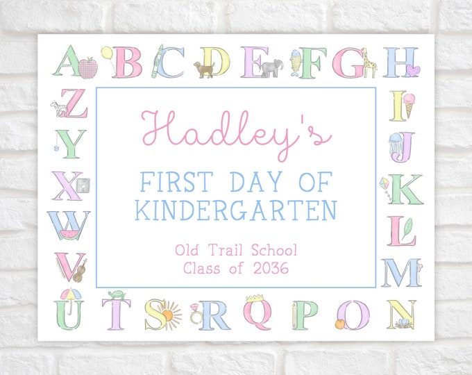 First Day of School Sign Printable