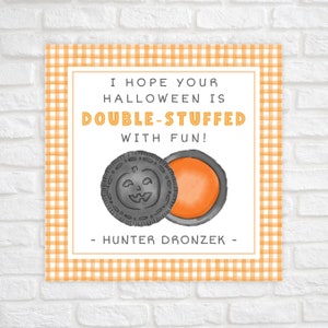 Halloween Gift Tags, Halloween Cookie Tag, Halloween Printable Tags, Halloween Treat Tag, Halloween Favor Tag Template, School Class Favors