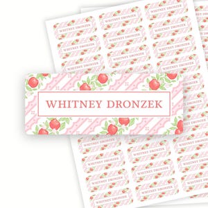 Personalized School Name Labels | Water Resistant Labels for Kids | Back to School Supply | Custom Name Stickers | Daycare Label | Set of 60