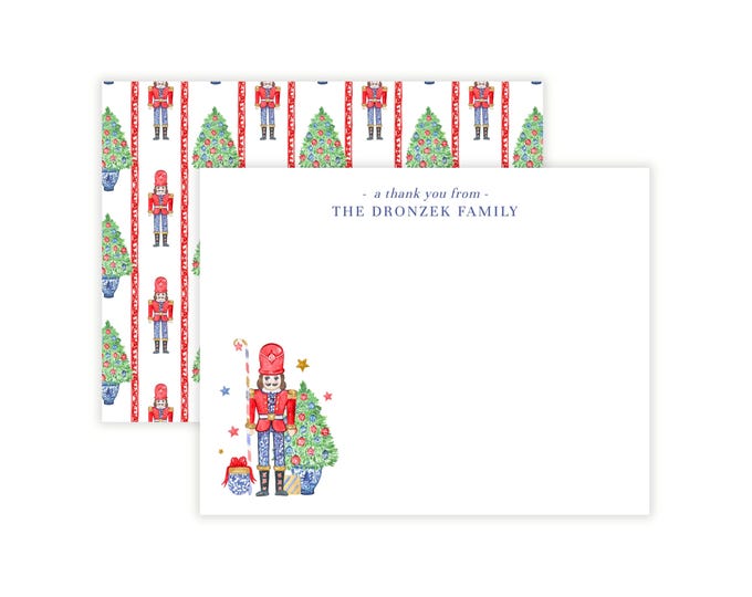 Personalized Chinoiserie Nutcracker Stationery