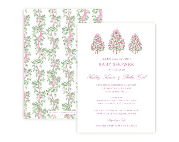 Printable Baby Girl Shower Invitation