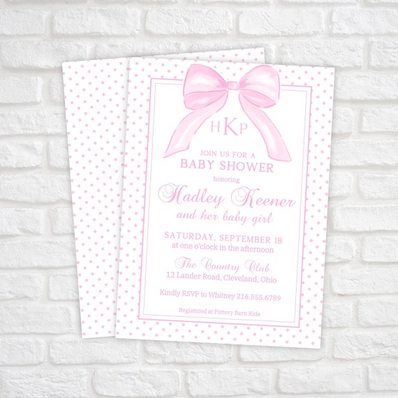 Printable Baby Shower Invitation Digital Baby Shower - Etsy