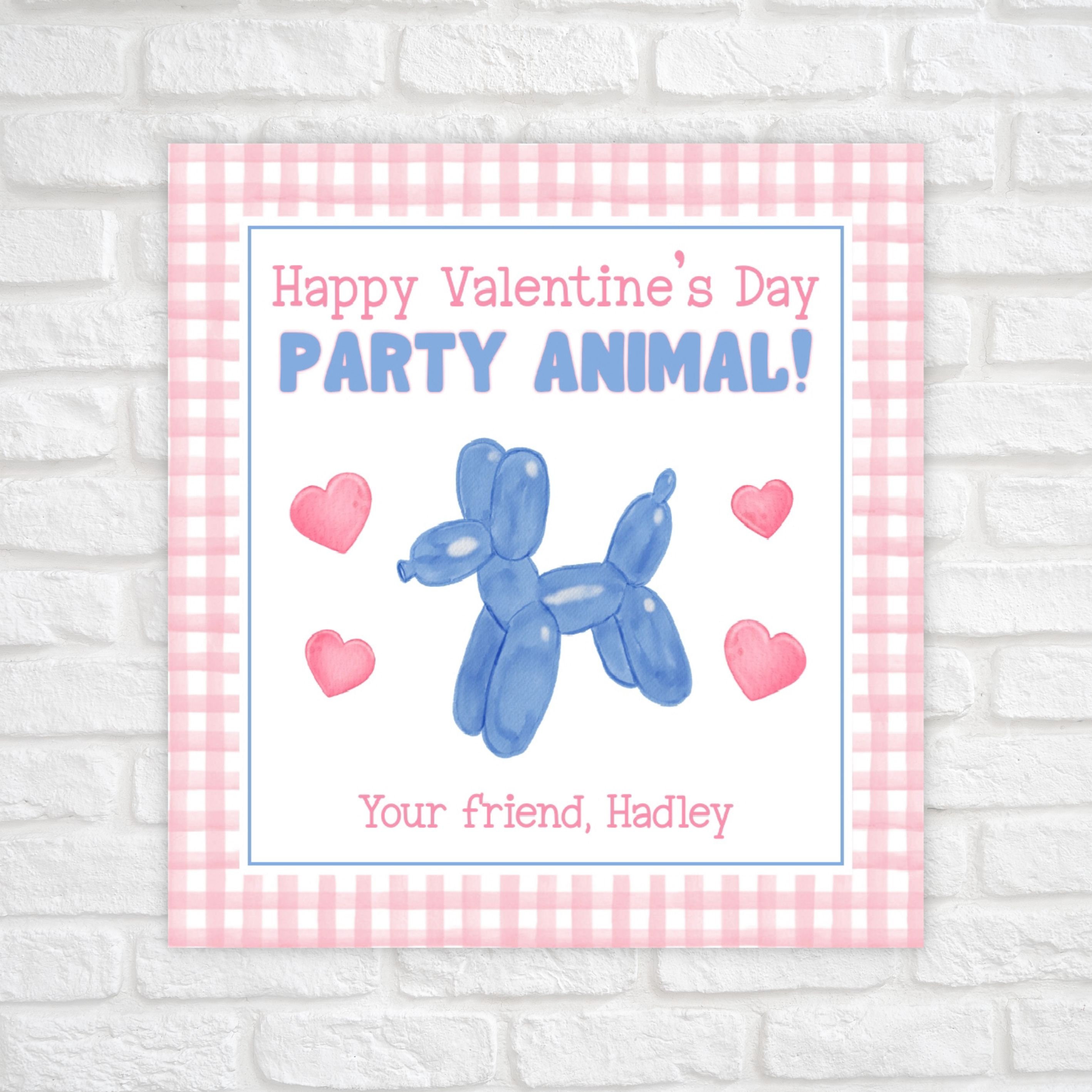 Kids Valentine's Day Gift Tag Stickers – Distinctivs Party