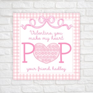 Biglietti di San Valentino stampabili per bambini, etichetta Pop It Valentine, etichetta Pop It Valentine, etichetta per San Valentino per bambini a scuola, San Valentino in classe