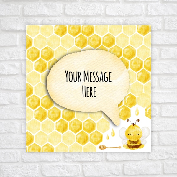 Honey Bee Print - Etsy