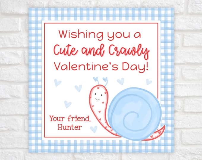 Printable Love Bug Valentine Card