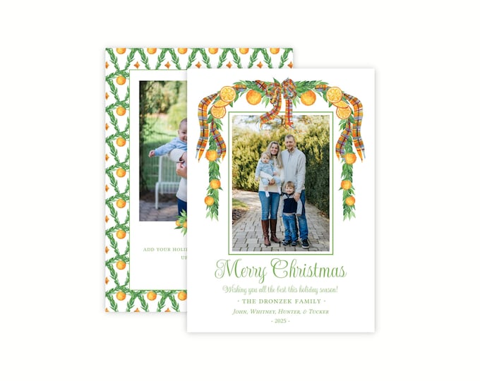Citrus Swag Holiday Card