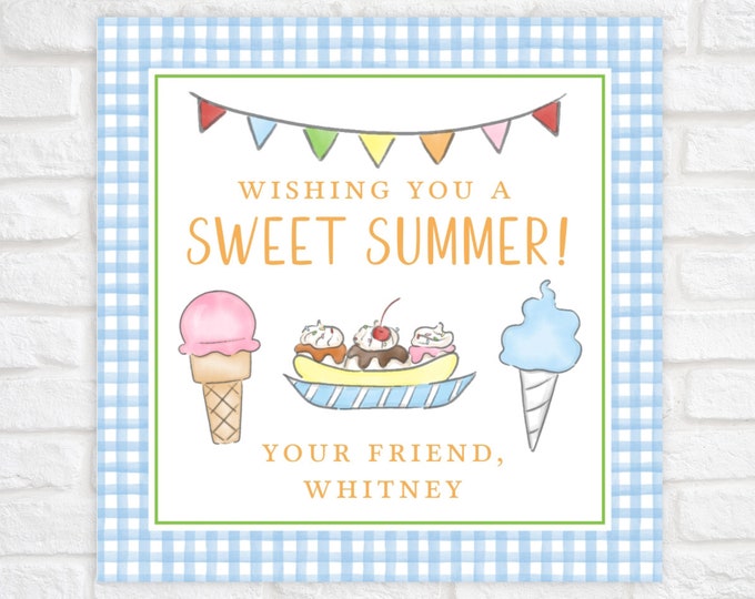 Printable Sweet Summer Tag
