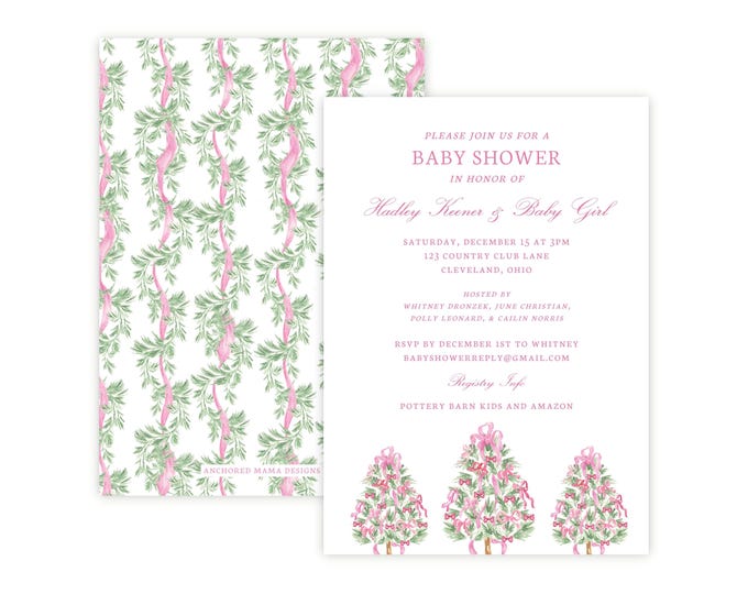 Printable Baby Girl Shower Invitation