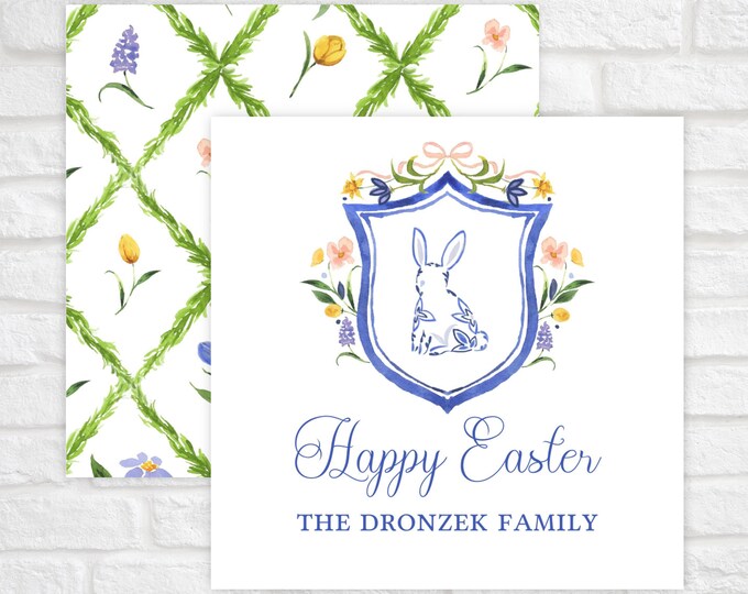 Printable Chinoiserie Easter Gift Tags