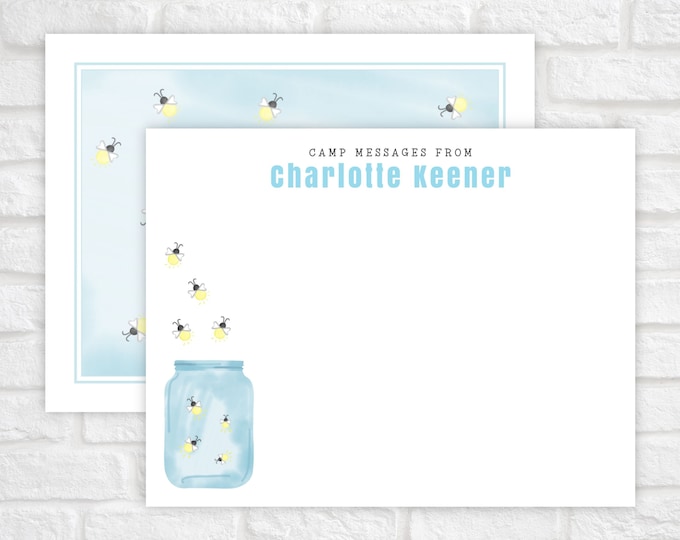 Firefly Camp Note Cards