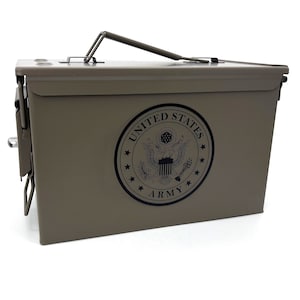U.S. Army Ammo Can 50cal Ammo Can - UV Printed (Permanent)