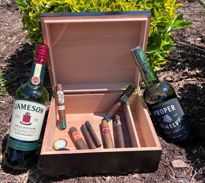 Cigar Humidor Firefighter American Flag UV Printed Etsy