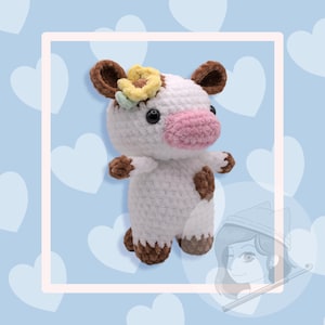 Flower Cow Amigurumi Plushie