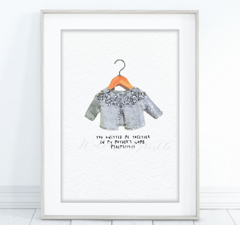 You knitted me together in my mother's womb psalm 13913 Etsy