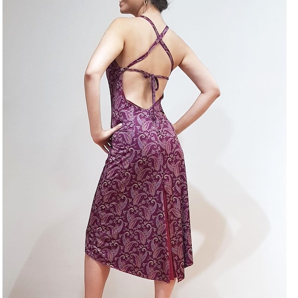 Vestido de tango con espalda descubierta / Nyah