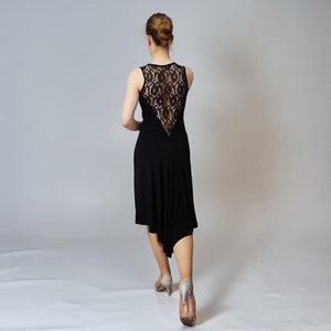 Lace Tango Dress - Black