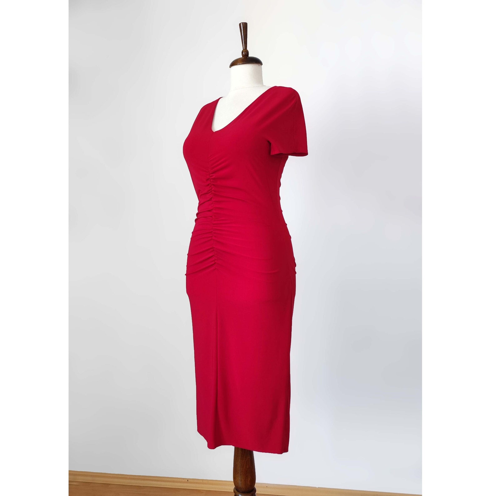 Ruched Tango Dress Kleopatra Custom Length Straight - Etsy