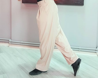 Custom-fit dansbroek met wijde pijpen: TANGUERO-stijl