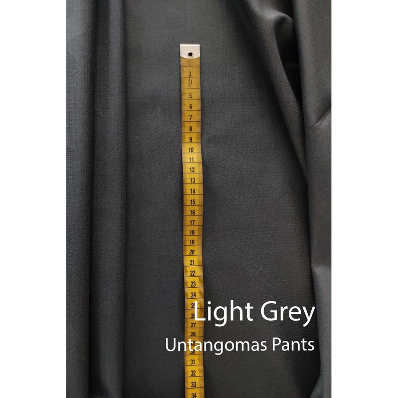 Tango Trousers Professional Homemade & Custom to Your Measure Light Gray