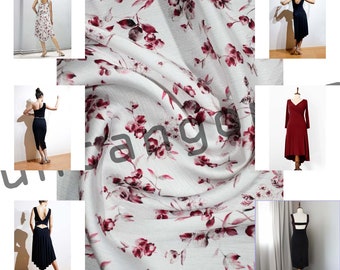 Tango Tailor - Select From My models or Your Own Style - White Floral Fabric