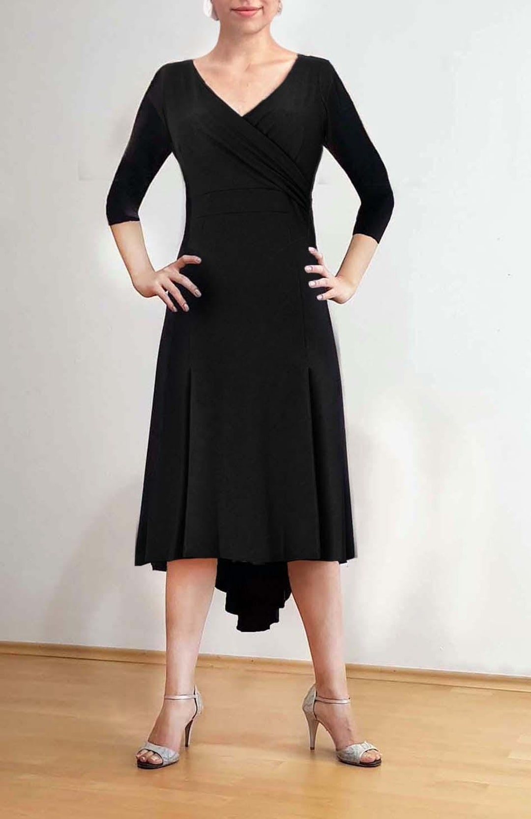 long sleeve tango dress Long Sleeve Tango Dress: Adjustable Slits, Made to Order