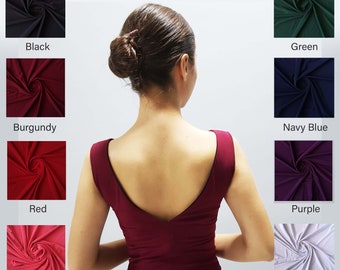 Reversible Tango Top -  Black, Red, Burgundy, Navy Blue, Green, Purple, Off-White