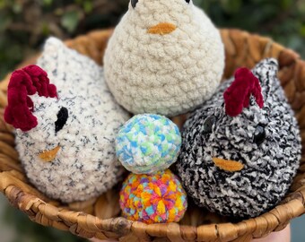 Crochet Chicken Plushie