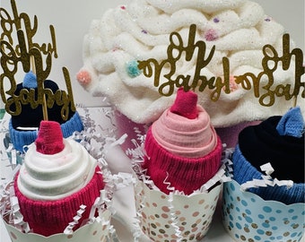 Body de bebé con cupcakes como regalo