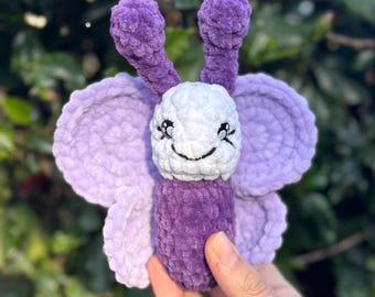 Patrón de ganchillo de mariposa