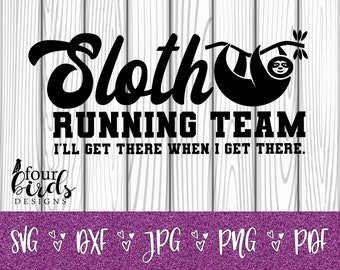Sloth Running Team Etsy
