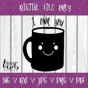 Kaffee Digitale Datei für Silhouette und Cricut (dxf, png, pdf, jpg, svg) -- T-Shirts, Becher, Tassen und mehr