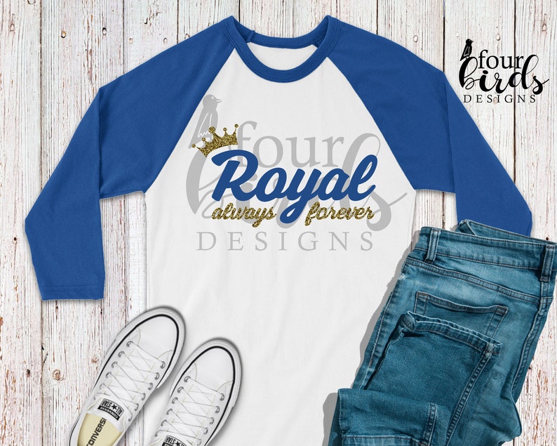 mugs and more Always Forever Royal Digital File for Silhouette and Cricut dxf, png, pdf, jpg, svg -- T-Shirts tumblers