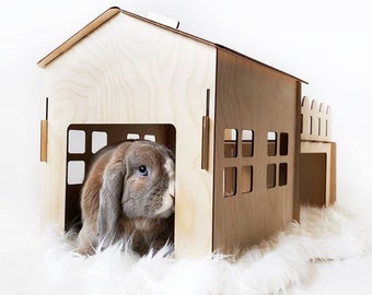 indoor rabbit castle