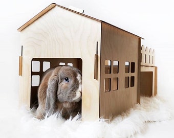bunny cardboard house
