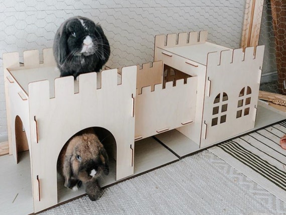 indoor rabbit castle