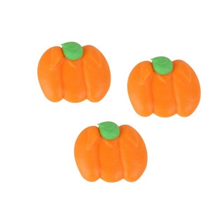 Royal Icing Pumpkin Simple -- Funny Pumpkins Fall Harvest Sprinkle White Cornucopia Black Orange Sprinkles Spooky Mixes Thanksgiving