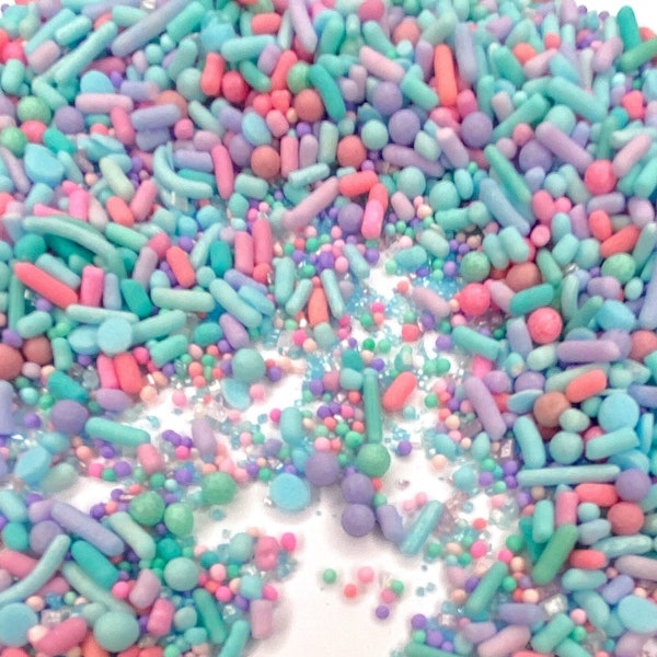 Mezcla para chispas iridiscentes con brillo