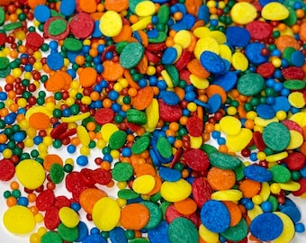 Rainbows Sprinkle Mix -- Baby Shower Birthday Sprinkle Mix Pride Sprinkle Mix Red Orange Yellow Blue Green Purple Sprinkles Cute Mix Rainbow