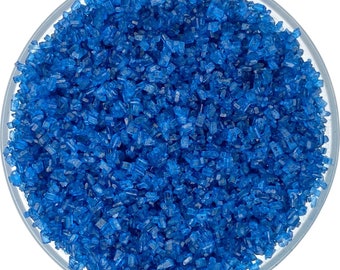 Suikerkristallen M marineblauwe dikke suikerkristallen