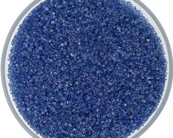 Suikerkristallen M marineblauwe schurende suikerkristallen