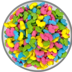 Sprinkles Butterfly Confetti Sprinkles -- Birthday Sprinkle Mix Pink Orange Yellow Blue Green Sprinkles Cute Mix Pastel Rainbow